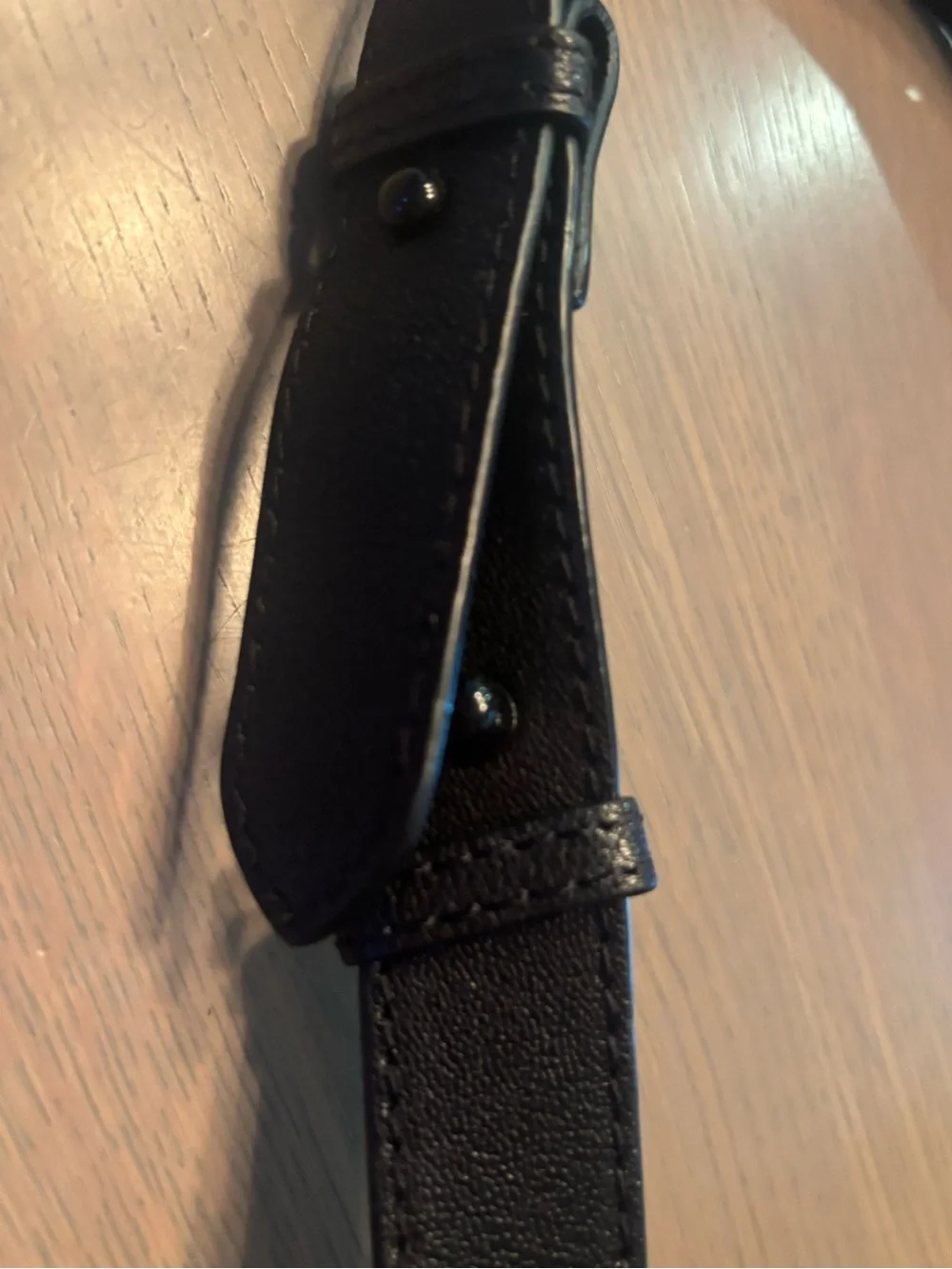 Rebecca Minkoff Black Leather Shoulder/Belt Bag with Chain Strap